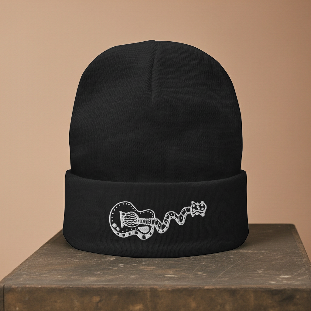 Acoustic Guitar Beanie